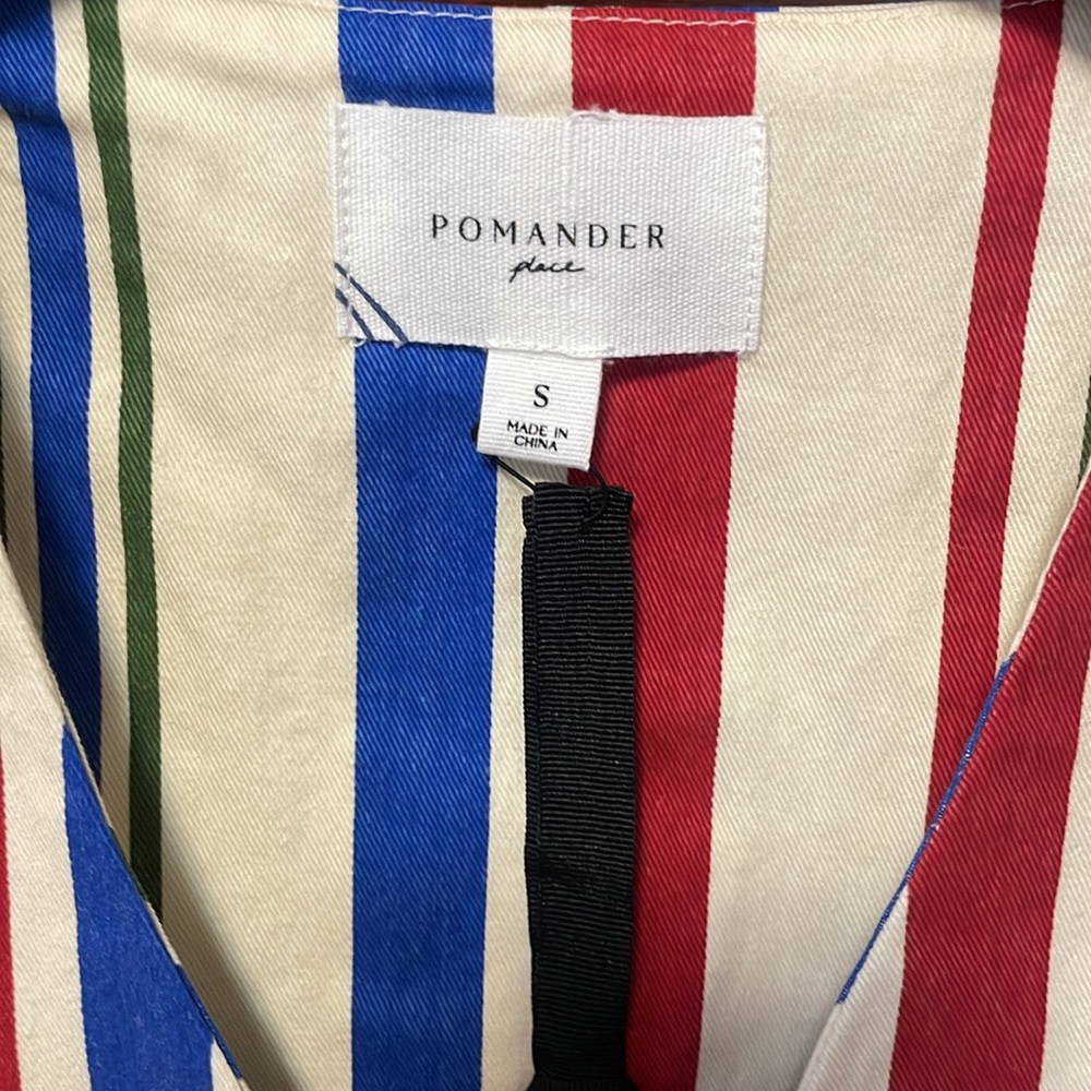 New Tuckernuck Pomander Place Americana Stripe Kira Mini Dress size Small - Picture 7 of 14